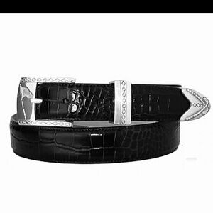 Men’s Belt Golf Genuine Full-Grain Cowhide Leather Designer Dress